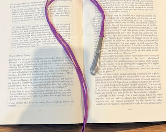 Antique Silver Spoon Bookmark - Handmade Bookmark