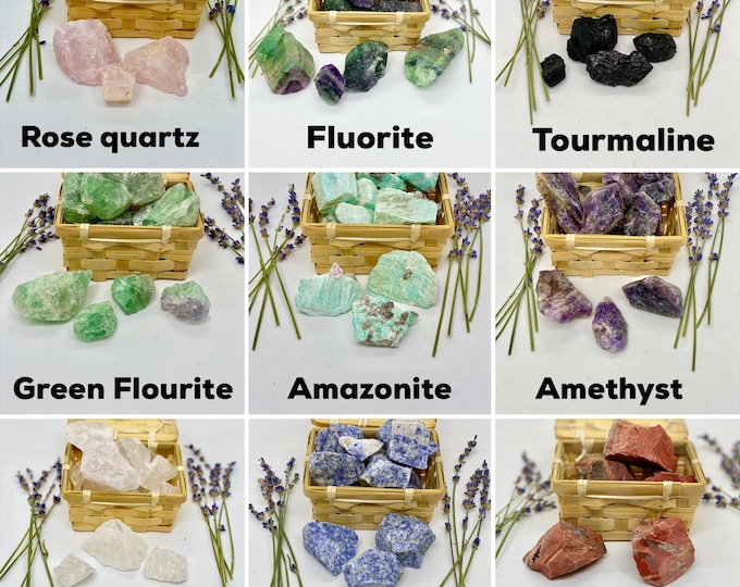 Raw Crystals - Healing Crystals - Reiki - Crystal Therapy