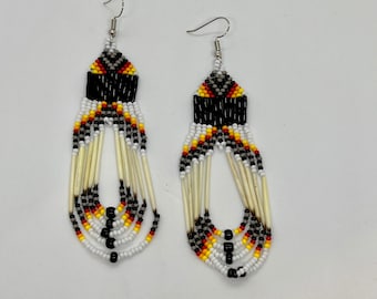 Porcupine Quill Earrings - Native American Made