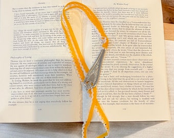 Antique Silver Spoon Bookmark - Handmade Bookmark