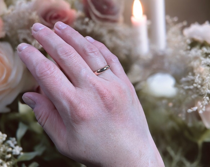 14K Rose Gold Filled Wedding Band