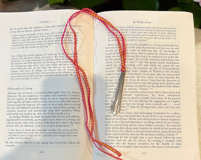 Antique Silver Spoon Bookmark - Handmade Bookmark