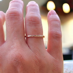 14K Gold Filled Stacking Ring - Ring Band