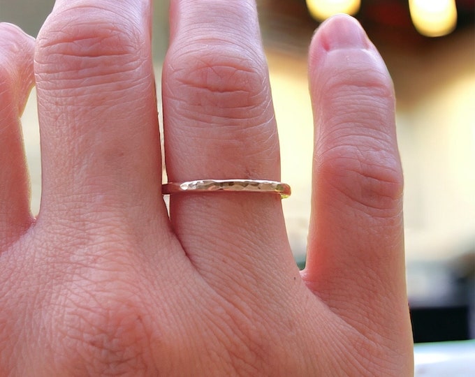 14K Gold Filled Stacking Ring - Ring Band