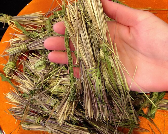 Loose Sweetgrass - 1oz Bag Sweetgrass - Organic Sweetgrass - Native American Sweetgrass