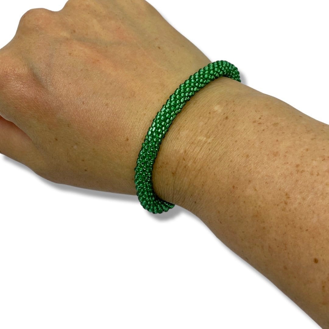 Beaded Bracelet Slip on style Fits Most Wrists