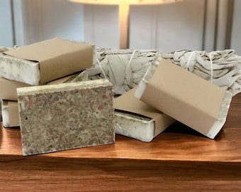 White Sage Organic Soap -  Vegan Soap - All Natural Soap - Exfoliating Soap - Handmade Soap