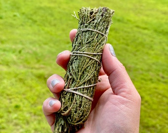 Cedar Smudge Bundles - Organic - Sustainably Harvested - Native American - Protection Smudging - Ritual Smudge - White Cedar