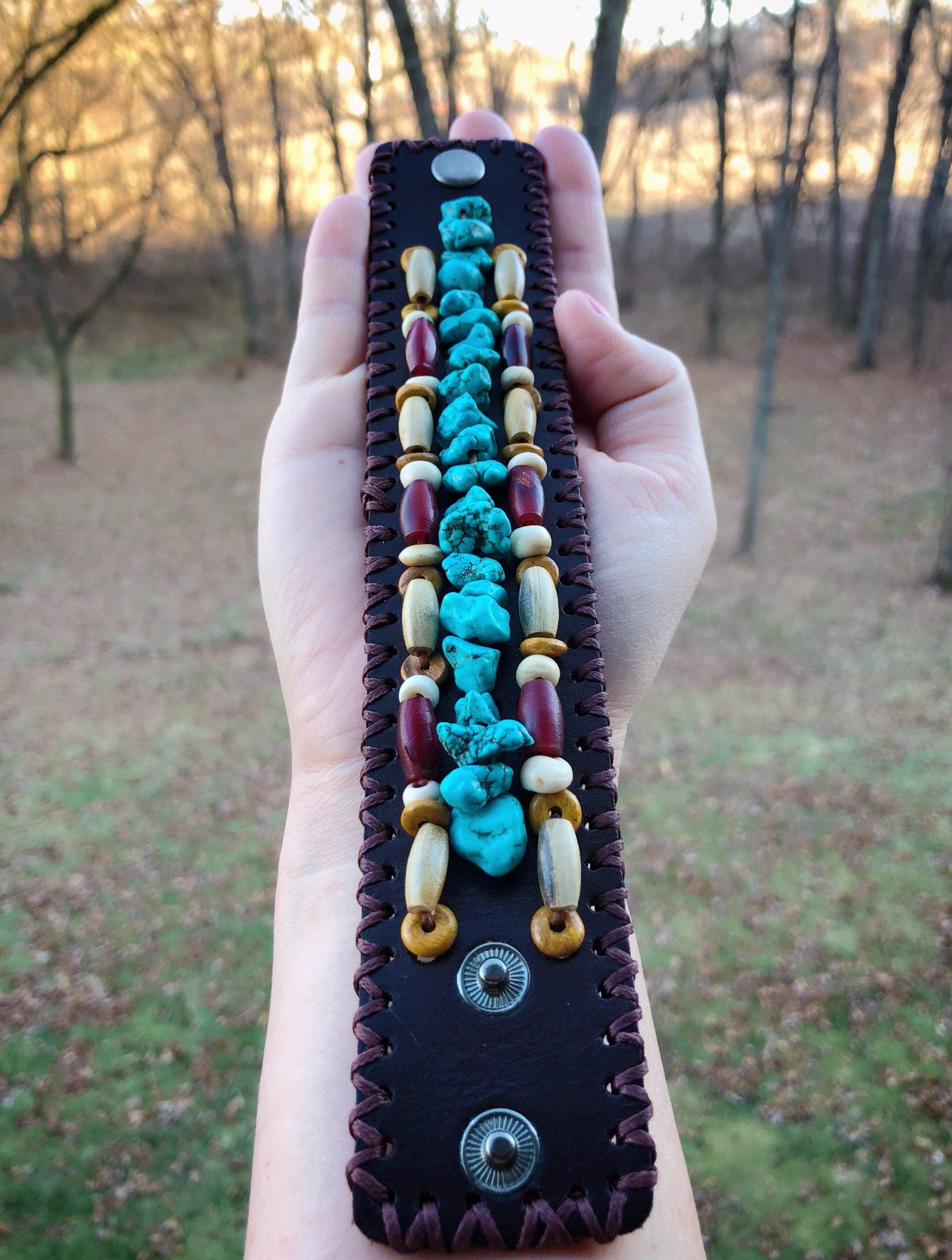 Native american bone bracelet Clearance