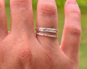 Stacking Rings Set - Sterling Silver - Made to Order