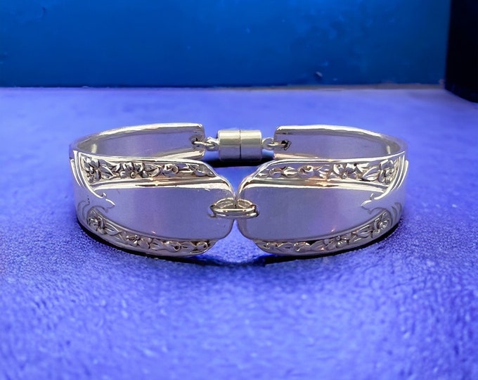 Silver Spoon Bracelet - Magnetic Clasp - Handmade