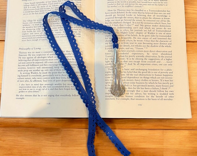 Antique Silver Spoon Bookmark - Handmade Bookmark
