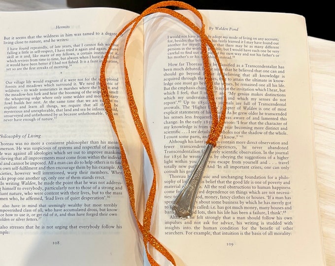 Antique Silver Spoon Bookmark - Handmade Bookmark