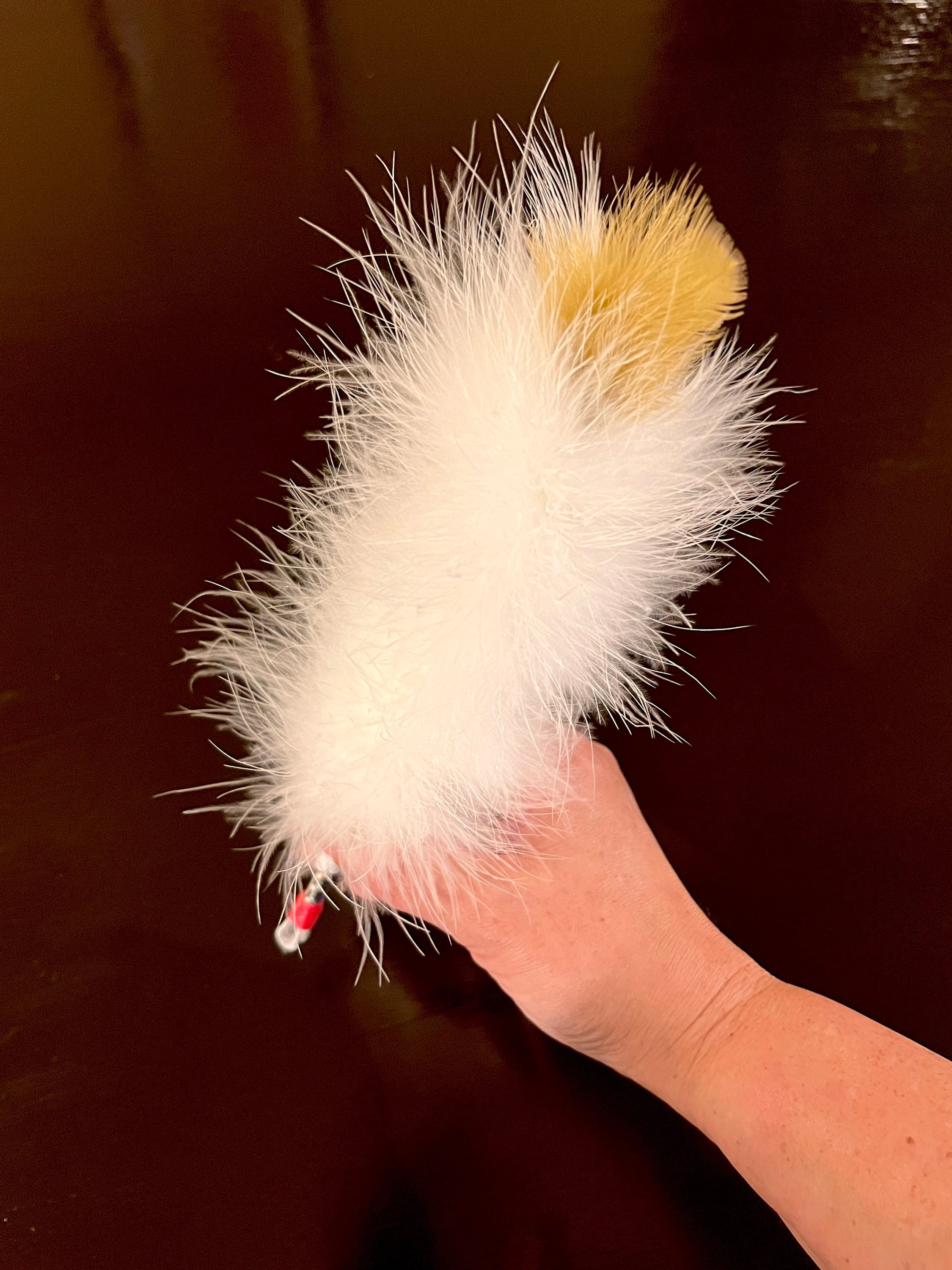 Fancy Shawl Hair Feather Plume Jingle Dress Feather Plume Powwow