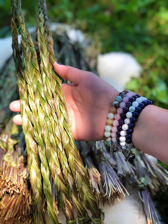 Sweetgrass Braid - Sold Individually - Native American - Smudging - Ceremonial Sweetgrass - Traditional Native American - Organic Sweetgrass