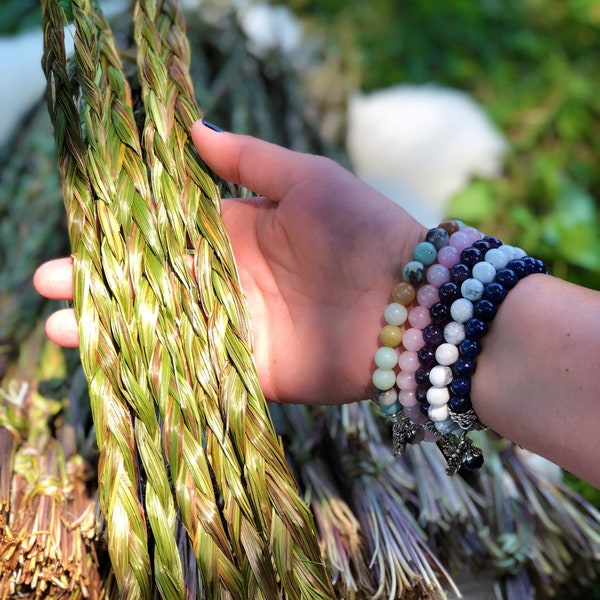 Sweetgrass Braid - Sold Individually - Native American - Smudging - Ceremonial Sweetgrass - Traditional Native American - Organic Sweetgrass