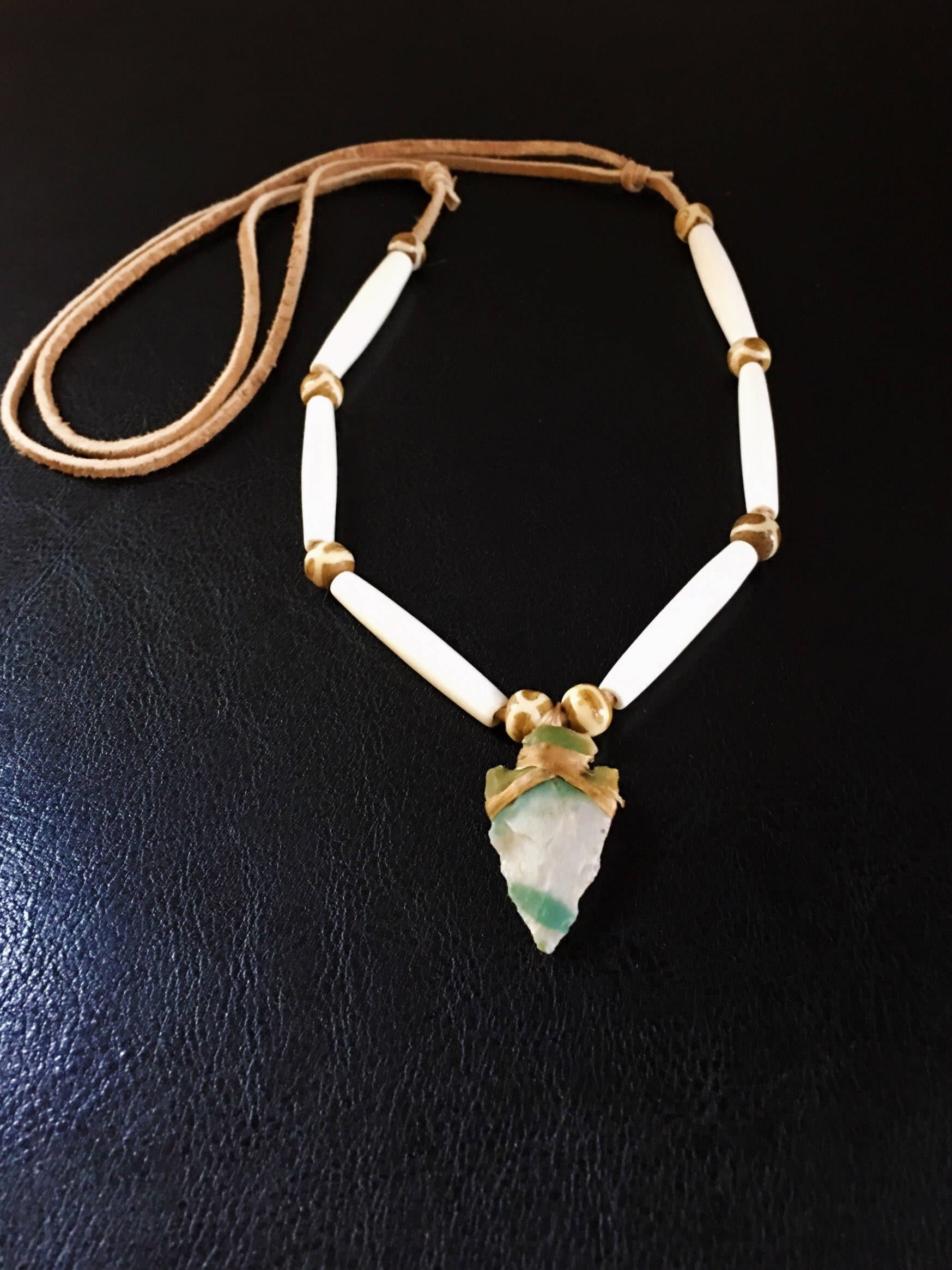 Native American Arrowhead Pendant