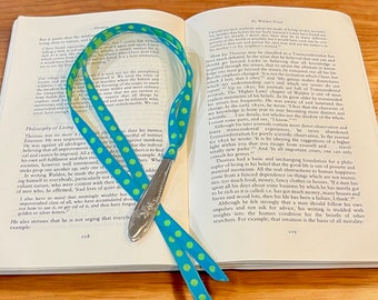Antique Silver Spoon Bookmark - Handmade Bookmark