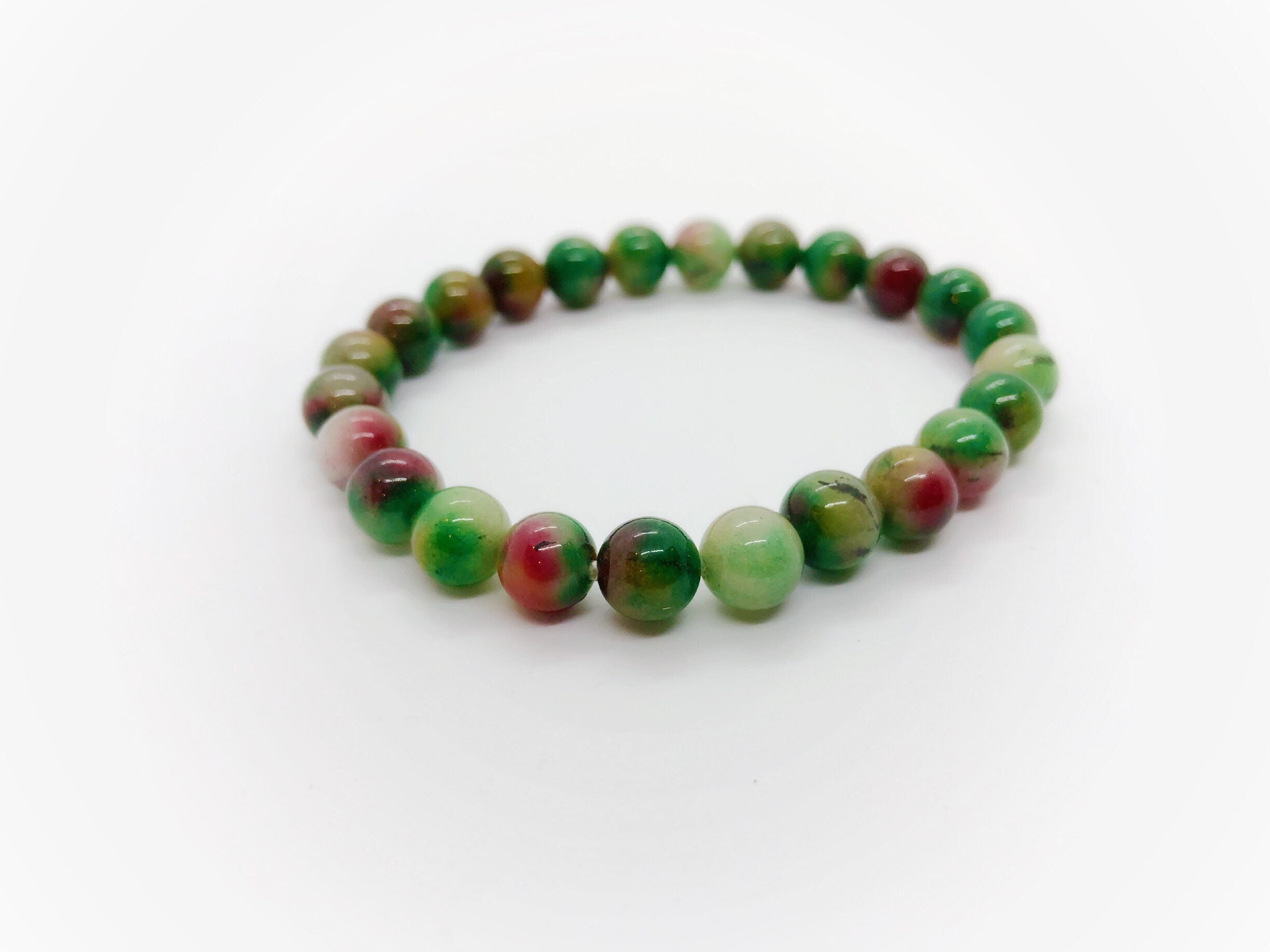 Flower Jade Bracelet Sold Individually Heart Chakra Chakra Stone