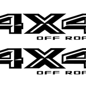 4X4 Off Road Vinyl Decal Stickers Precut | Pair