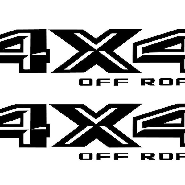 4X4 Off Road Vinyl Decal Stickers Precut | Pair