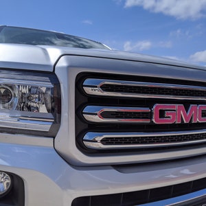 2023-2024 CANYON Precut Overlay DECALS Compatible With GMC Emblems | Front & Rear Set