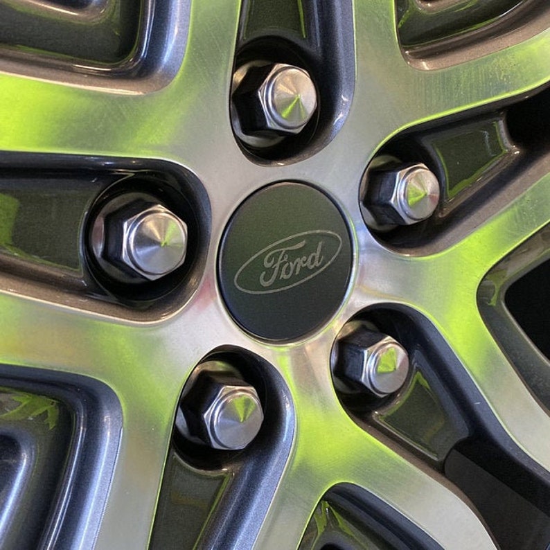 Ford Wheel Hub Cap Rim Emblem Overlay Decal SET of 4 Etsy