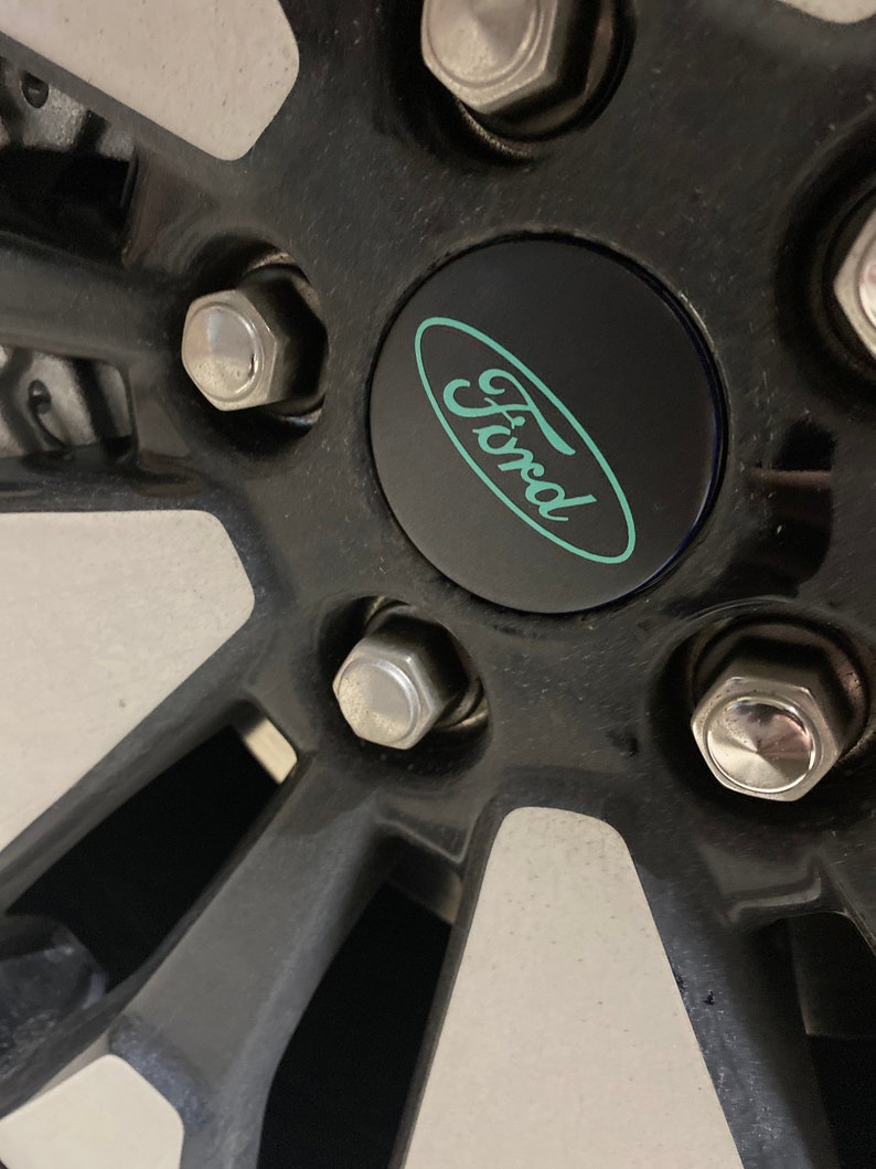 Ford Wheel Hub Cap Rim Emblem Overlay Decal SET of 4 Etsy