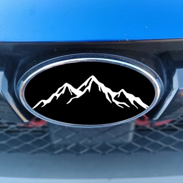 Emblem Overlay DECALS Compatible with Subaru Forester 2019-2021 | Front & Rear Set