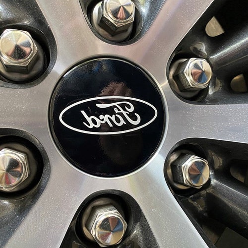 Ford Wheel Hub Cap Rim Emblem Overlay Decal SET of 4 Etsy