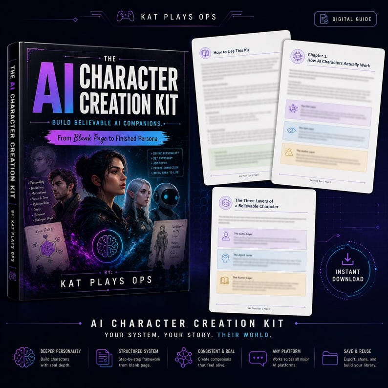 AI Character Creator Kit - Etsy