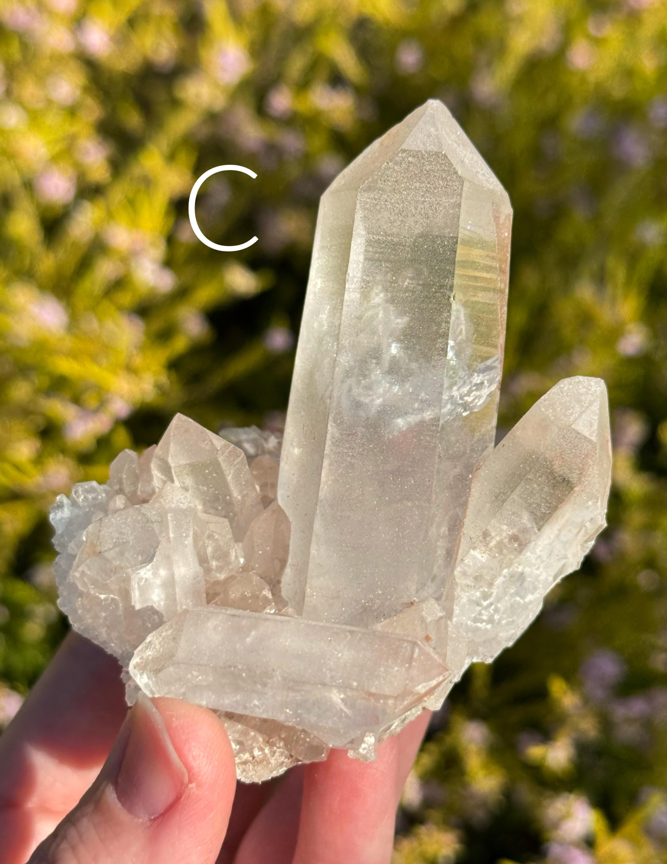 原石ピンクレムリアンクォーツクラスター：スカーレットテンプル