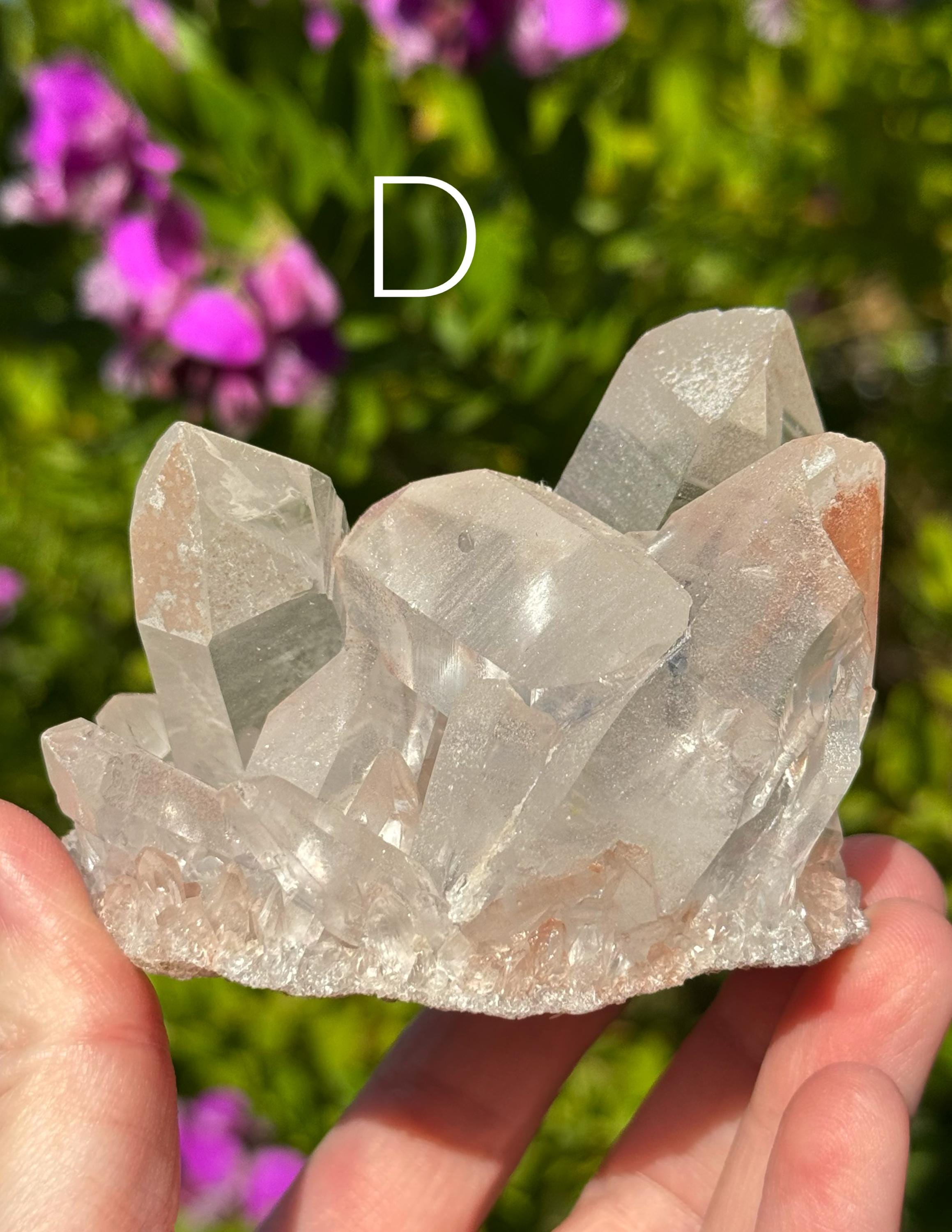 原石ピンクレムリアンクォーツクラスター：スカーレットテンプル