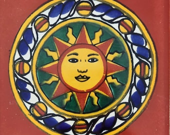 20 Tiles 6x6 inches Mexican Ceramic hand made mosaic art #G-010 Green