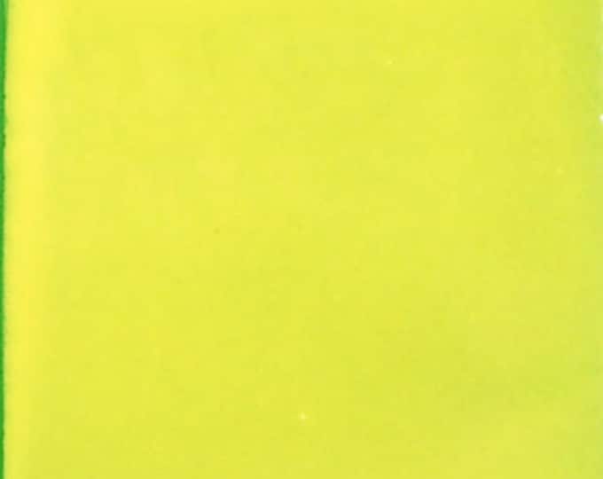 S#013))  Mexican Ceramic 4x4  inch Hand Made Tile High Light Yellow