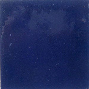 S#006))  Mexican Ceramic 4x4  inch Hand Made Tile Cobalt blue