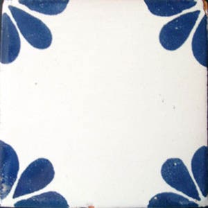 C#079))  Mexican Ceramic 4x4  inch Hand Made Tile