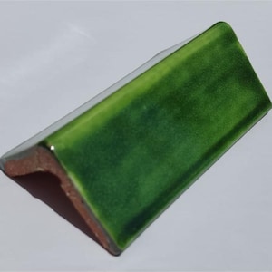 1 V cap tile 2x2x4 inch Mexican Ceramic Hand Made Tiles #S001