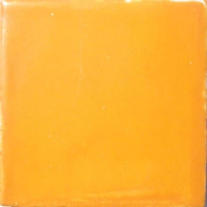 May include: A solid orange square tile.