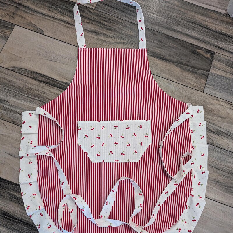 Cherries Apron Etsy