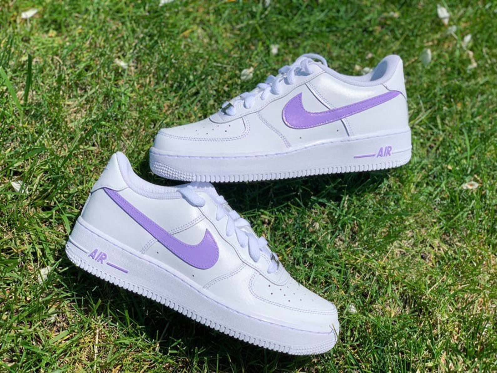 Custom Nike Air Force 1 custom shoes x COLOURED TICK | Etsy