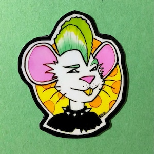 Punk Rat Sticker