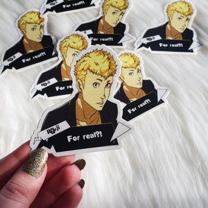 Persona 5 P5 Ryuji Sakamoto Skull For Real Sticker