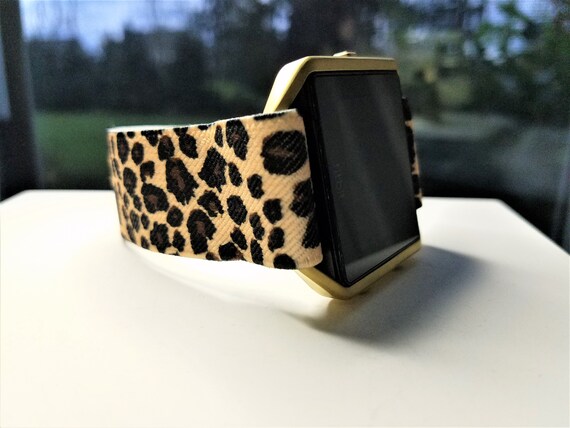 leopard print fitbit blaze band