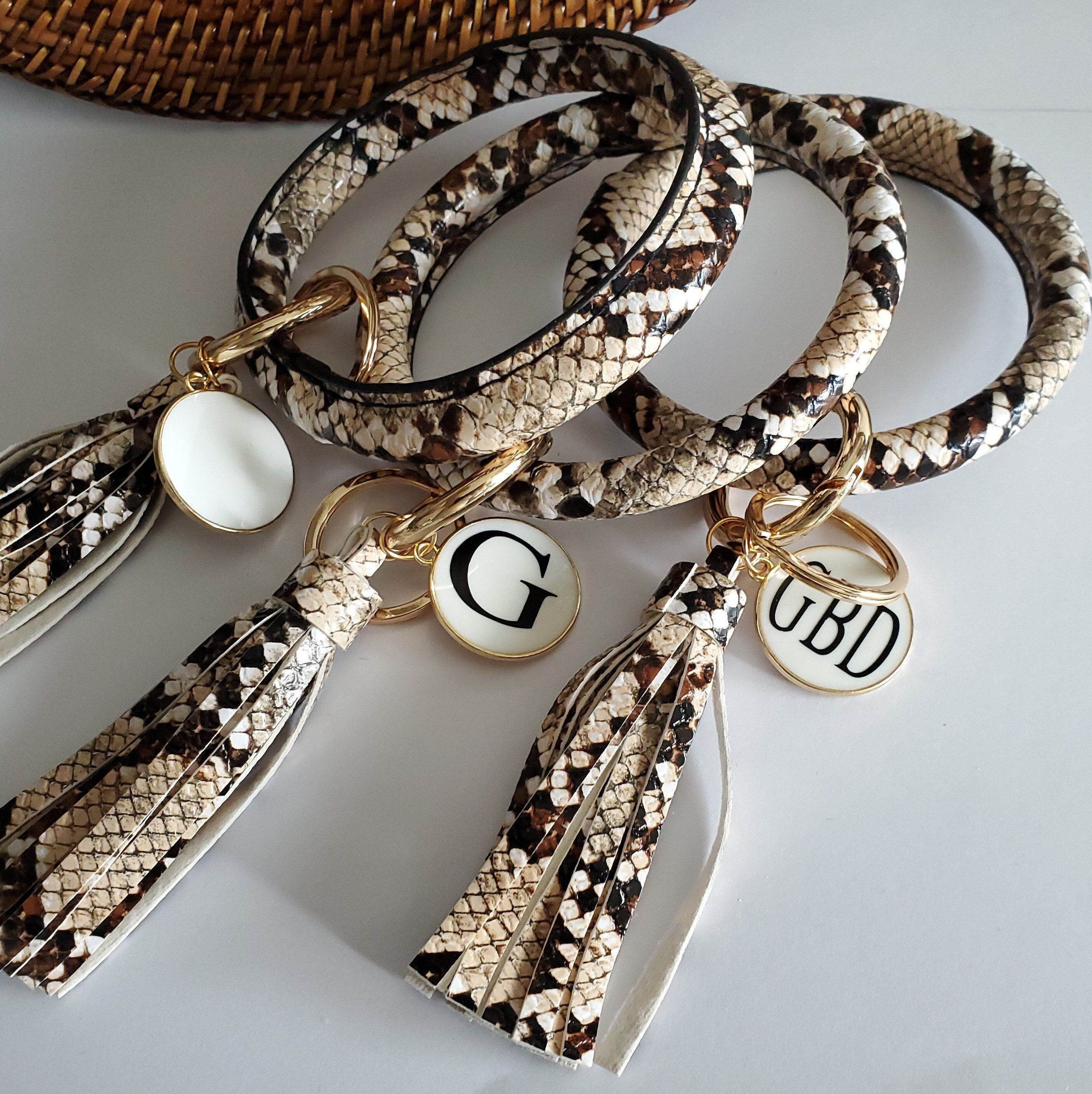 Must-Have Snakeskin Key Chain Bracelet – Darling + Threads