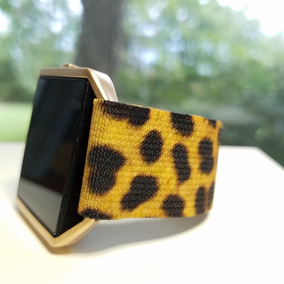 leopard print fitbit blaze band