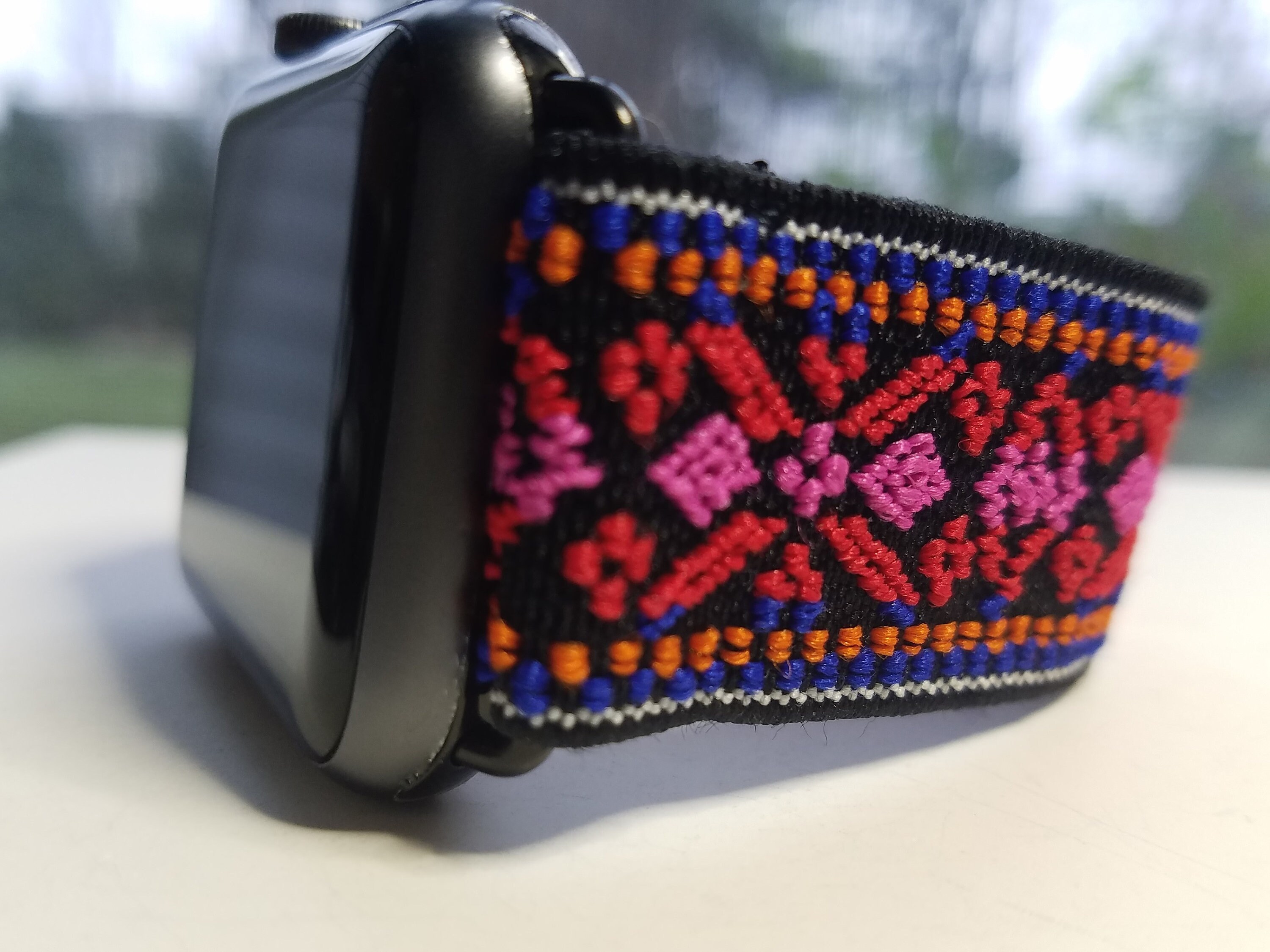 Embroidered apple hotsell watch band