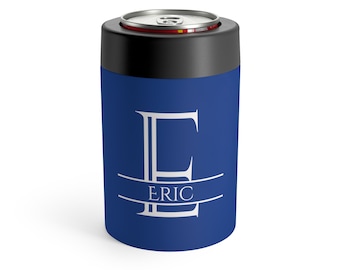 Custom Mens Can Cooler, Party Gift Men, Personalized Groomsmen Gift, Man Can Cooler, Chistmas Can Holder,Metal Can Cooler For Wedding