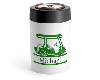 Custom Mens Can Cooler, Party Gift Men, Personalized Groomsmen Gift, Man Can Cooler, Chistmas Can Holder,Metal Can Cooler For Wedding
