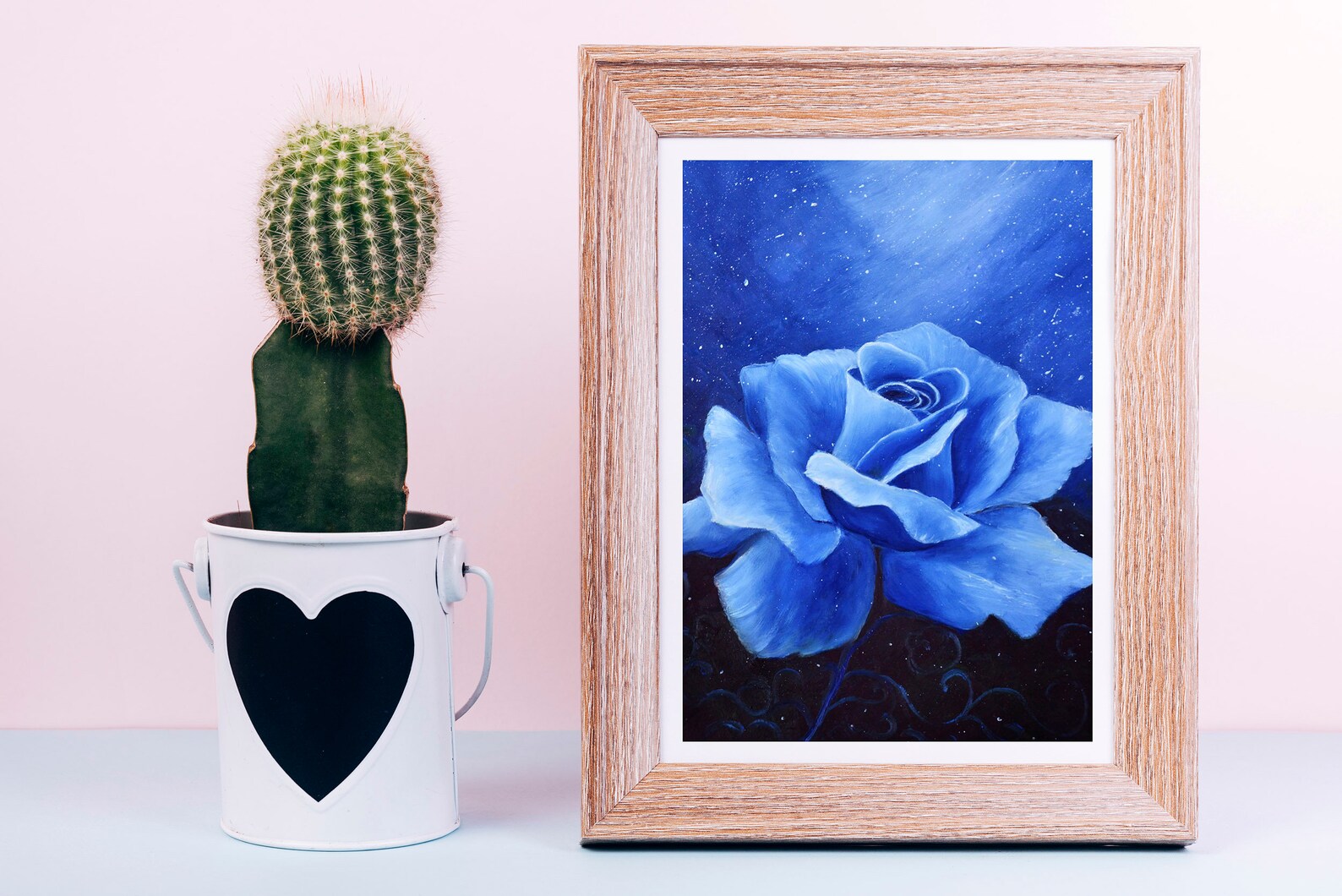 Rose Painting Print Rose Oil Painting Rose Print Romantic Etsy